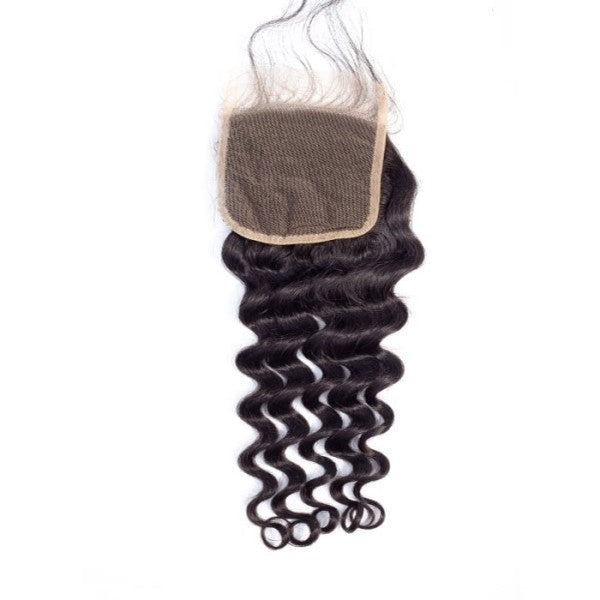 Simidola 3Pcs Loose Deep Wave Bundles with 6x6 Loose Deep Closure 10A Grade 100% Human Virgin Hair