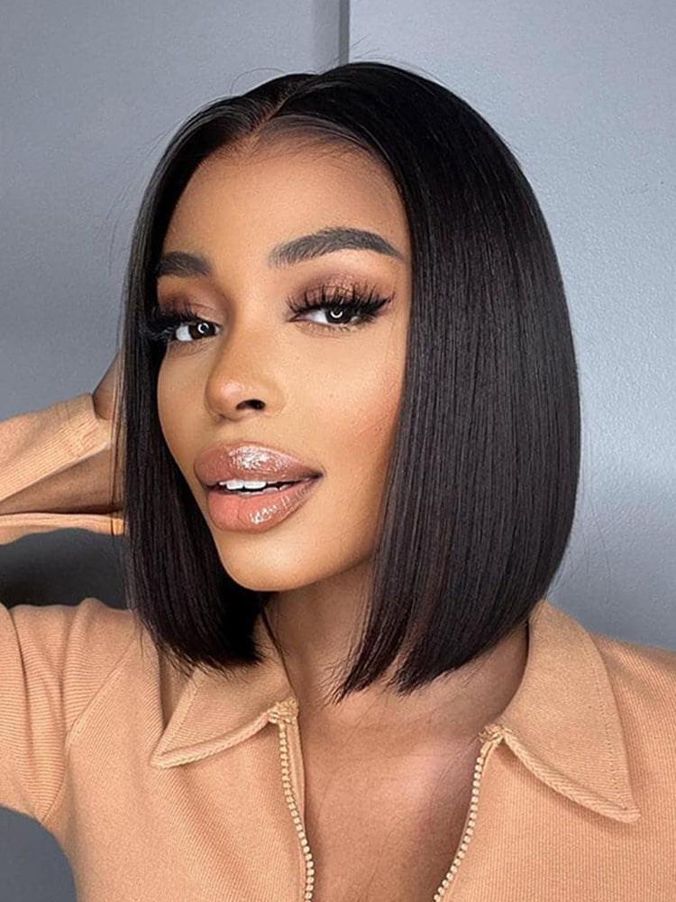 Simidola 4x4 /13x4 HD Frontal Super Natural Bob Wig