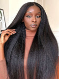 Simidola 13x4 Transparent / HD Lace 250% Density Kinky Straight Lace Front Wig