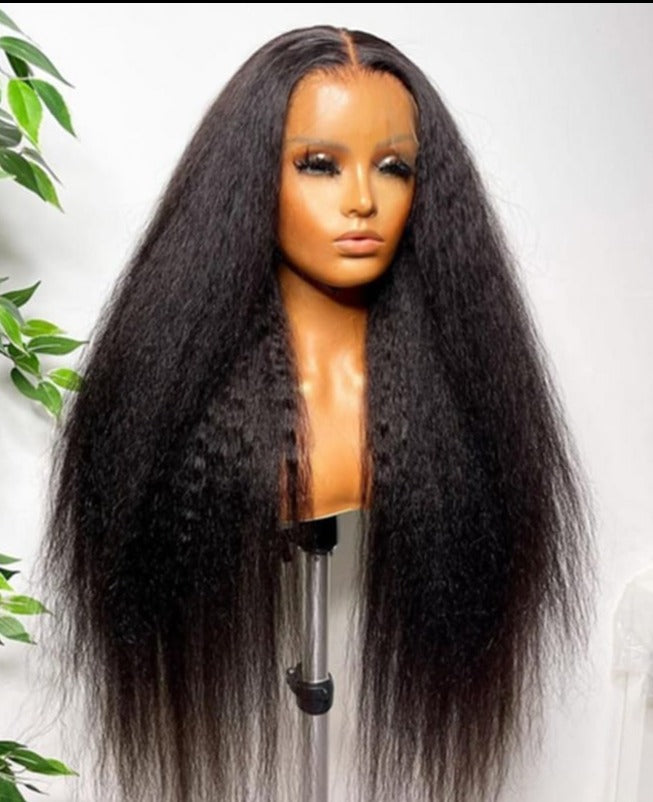 @giftedsar Same 24 inch 13x4 Lace Kinky Straight Lace Front Wig
