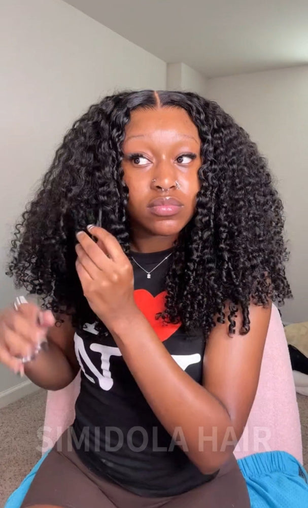 TK@zakaiyahhh Same 24 inch M-CAP Wear Go 9x6 HD Lace Pre Bleached Tiny Knots Kinky Curly Glueless Wig