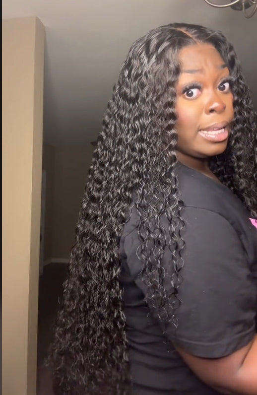 @dar.kiee Same 28 inch M-CAP Wear Go 9x6 HD Lace Pre Bleached Tiny Knots Water Wave Glueless Wig
