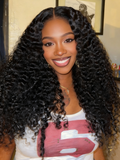 Simidola Pre-bleached 7x5 Pre-cut Pre-plucked Kinky Curly Hair Wear Go Glueless Wig With Drawstring