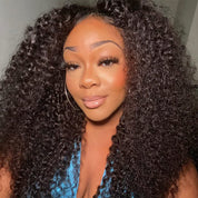 Seegethair Type 4C Edges Hairline Wear Go Wig Kinky Curly Hair 4x6 Glueless Swiss HD Lace Wigs