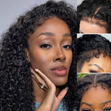 Seegethair Type 4C Edges Hairline Wear Go Wig Water Wave Hair 4x6 Glueless Swiss HD Lace Wigs