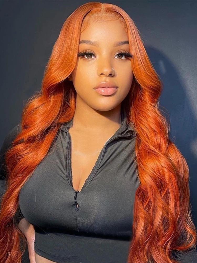 Simidola 4x4/13x4 Lace Ginger Body Wave Lace Front Wig