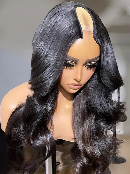 Simidola U Part Brazilian Hair Body Wave Wig