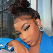 Seegethair Silky Straight 360 Transparent Lace Frontal Wigs With Bleached Knots& Pre Cut Lace Adjustable Cap Size