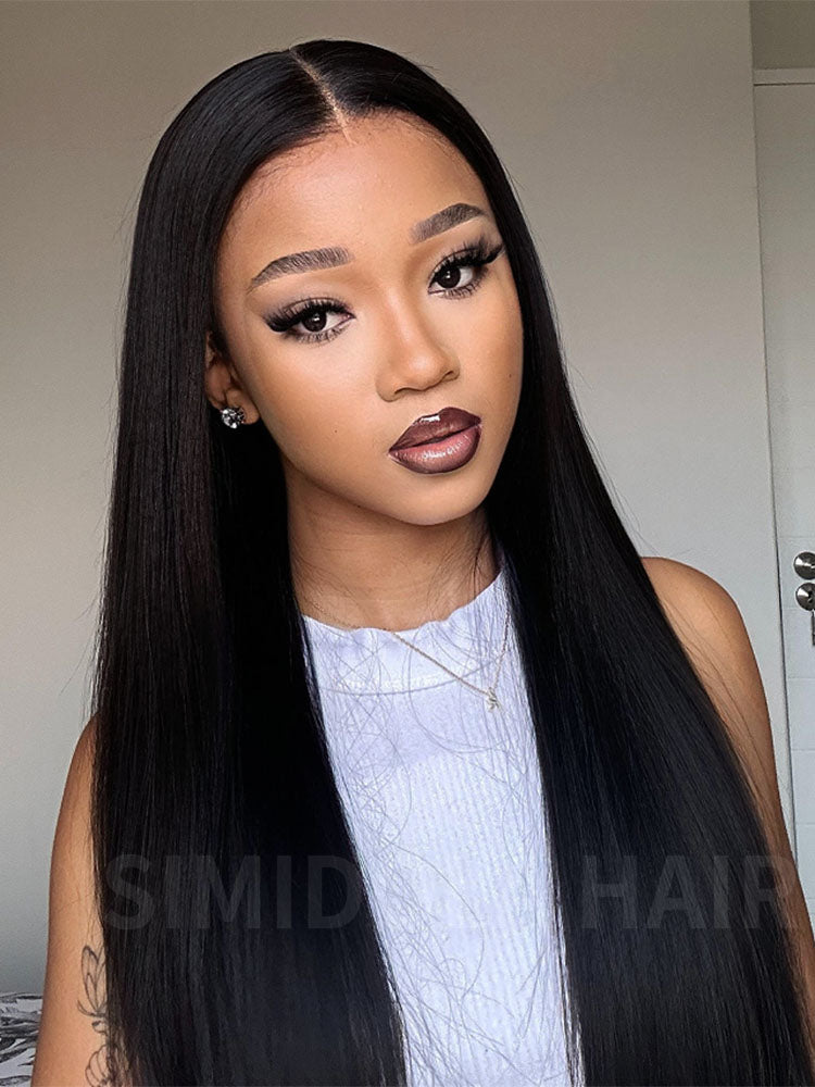 Simidola M-CAP Wear Go 9x6 HD Lace Pre Bleached Tiny Knots Straight Hair Glueless Wig