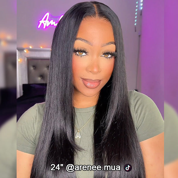 Simidolahair Silky Straight Easy Wear Go Glueless Wigs Pre Cut 7x5 HD Lace Closure Wigs Beginner Friendly