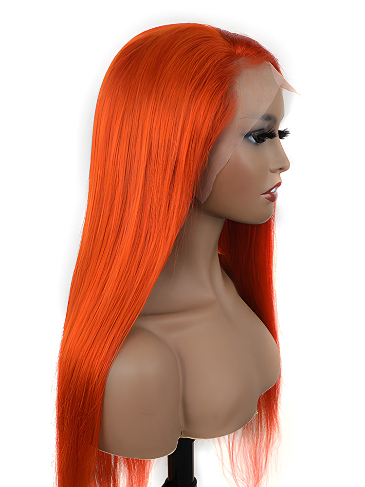Simidola 4x4/13x4 Lace Front Ginger Color Straight Hair Wig