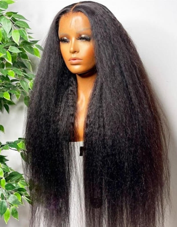 @giftedsar Same 24 inch 13x4 Lace Kinky Straight Lace Front Wig