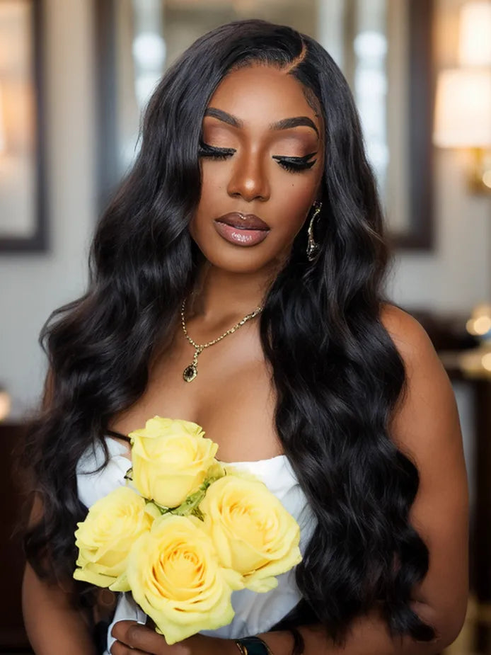 Simidola 4x4 Lace Closure 200% Density Body Wave Closure Wig
