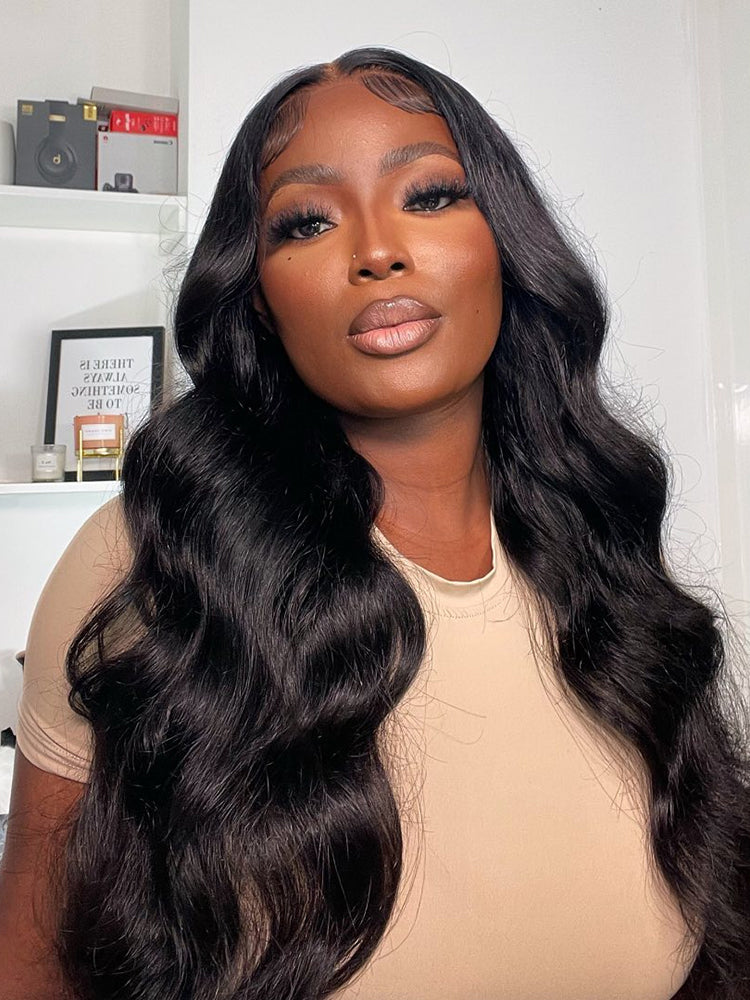 Simidola Pre Bleached Knots 13x6 HD Lace 250% Density Body Wave Wig