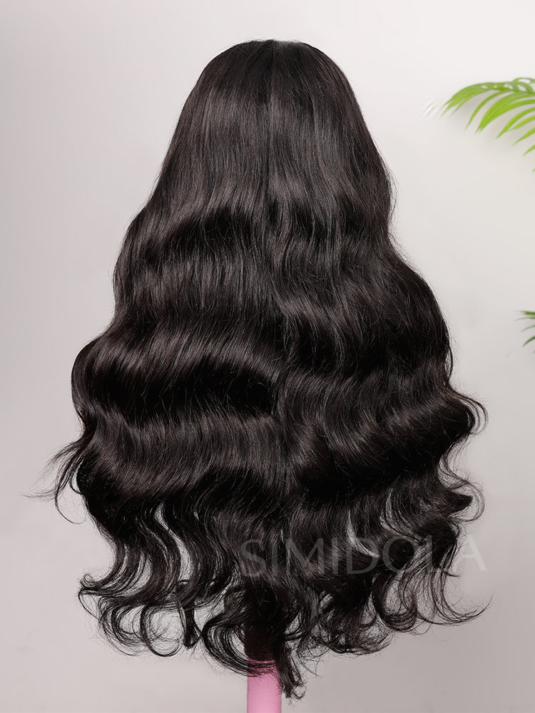 Simidola 13x4 Transparent / HD Lace 250% Density Body Wave Wig Natural Pre Plucked