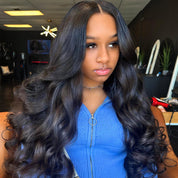 Seegethair Body Wave 360 Full Lace Frontal Wigs Bleached Knots Human Hair Wigs Snug Fit Invisible Drawstring