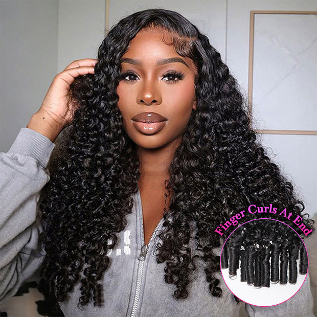 Seegethair Bleached Knots Burmese Curly 13x6 Pre Cut Lace Front Wear Go Wigs Pre Everything Glueless Human Hair Wigs