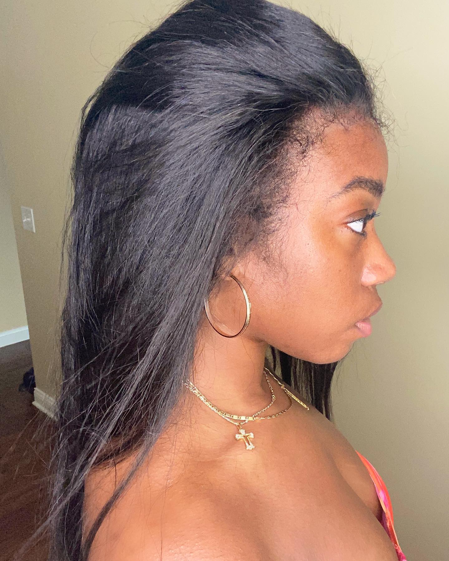Simidola 4C Edges | 13x4 Lace Natural Yaki Kinky Edges Hair Wig