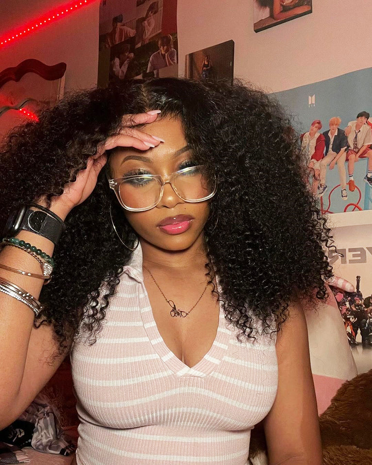 Simidola M-CAP Wear Go 9x6 HD Lace Pre Bleached Tiny Knots Kinky Curly Glueless Wig