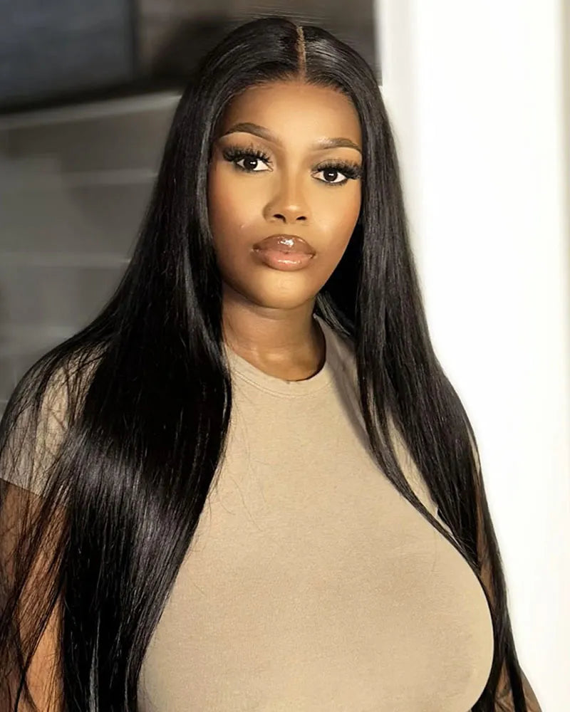 Simidola 5x5 Lace Closure 200% Density Straight Hair Wig