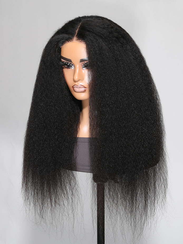 Simidola 5x5 Lace Natural Kinky Straight Undetectable Lace Wig
