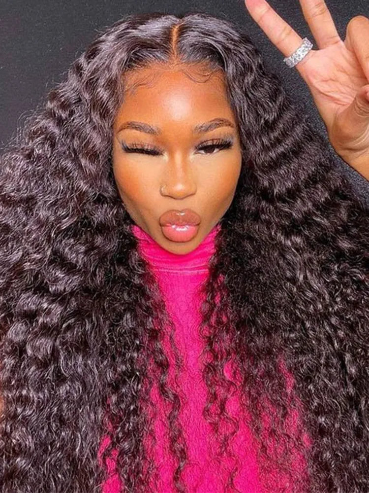 Simidola 13x4 Transparent / HD Lace 250% Density Water Wave Frontal Wig