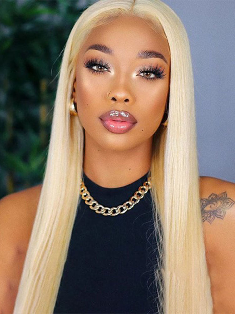 Simidola 613 Blonde Color 4x4/13x4 Lace Straight Hair Wig
