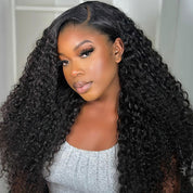 Bleached Knots Deep Wave 9x6 T Part Human Hair Glueless Wigs With Adjustable Drawstring
