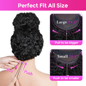 Layered Cut Yaki Straight Hair 9x6 T Part Lace Glueless Human Hair Wigs With Drawstring