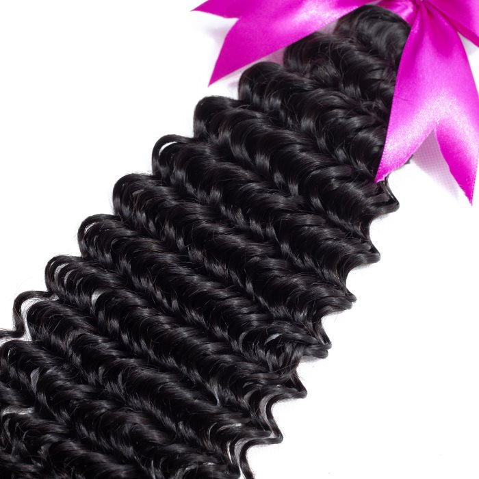 Simidola 3Pcs 10A Deep Wave Best Virgin Human Hair Bundles