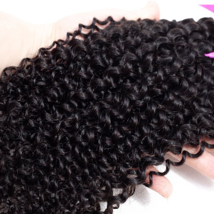 Simidola 4Pcs 10A Kinky Curly Best Virgin Human Hair Bundles