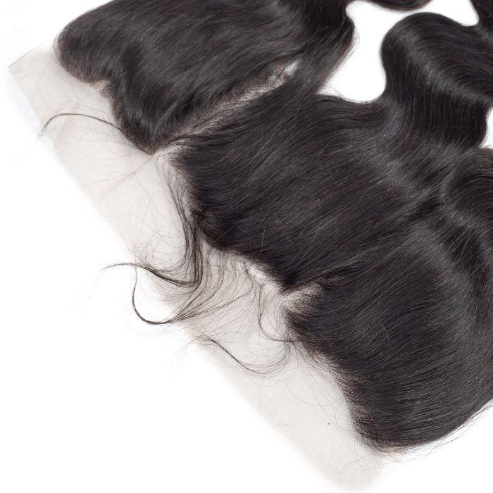 Simidola 3Pcs Body Wave Bundles with 13x4 Frontal 10A Grade 100% Human Virgin Hair