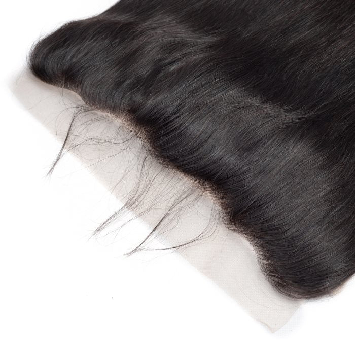 Simidola 3Pcs Straight Bundles with 13x4 Frontal 10A Grade 100% Human Virgin Hair