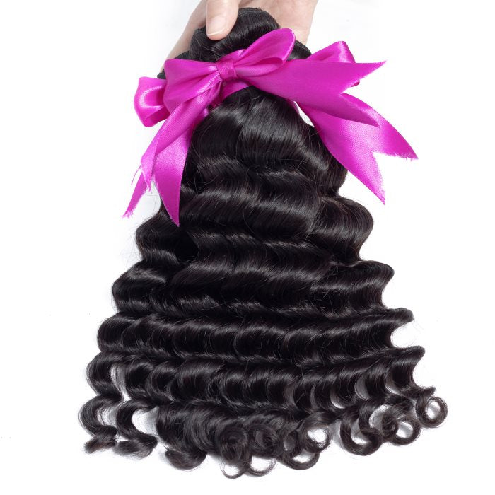 Simidola 3Pcs 10A Loose Deep Wave Best Virgin Human Hair Bundles
