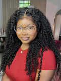@Jontavia Same 26inch Type 4C Kinky Edges Human Hair Wigs Kinky Curly 13x4 Lace Frontal Wig With Realistic Hairline