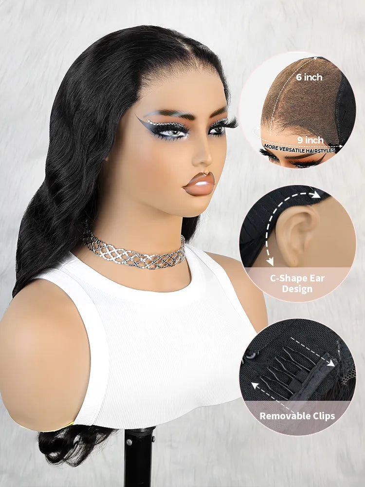 @ko_glamour Same 22inch M-CAP Wear Go 9x6 HD Lace Pre Bleached Tiny Knots Body Wave Glueless Wig