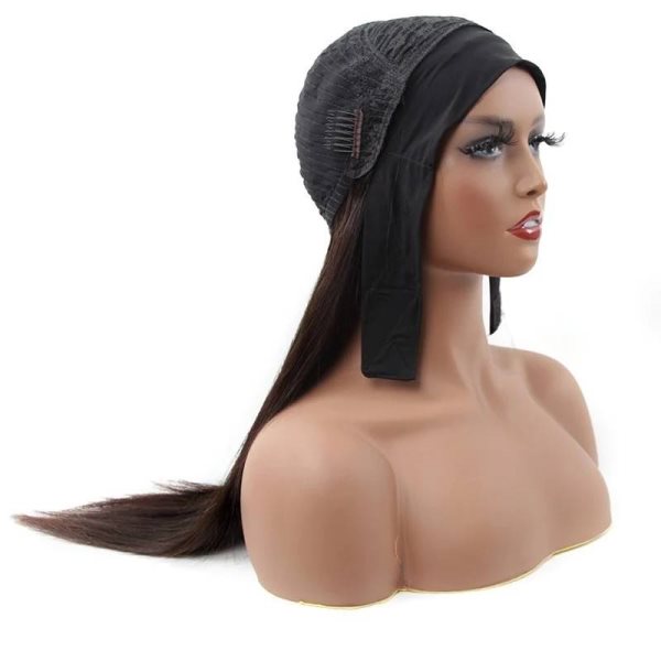 Simidola Glueless Straight Hair Headband Wig