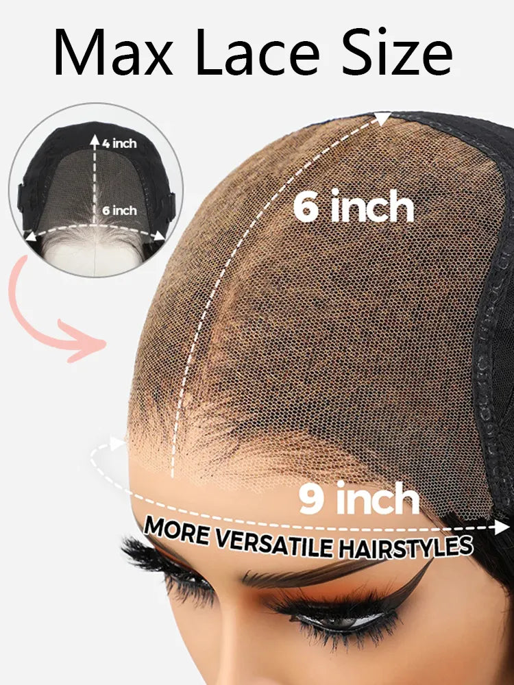 @sena_v Same 24 inch M-CAP Wear Go 9x6 HD Lace Pre Bleached Straight Hair Wig