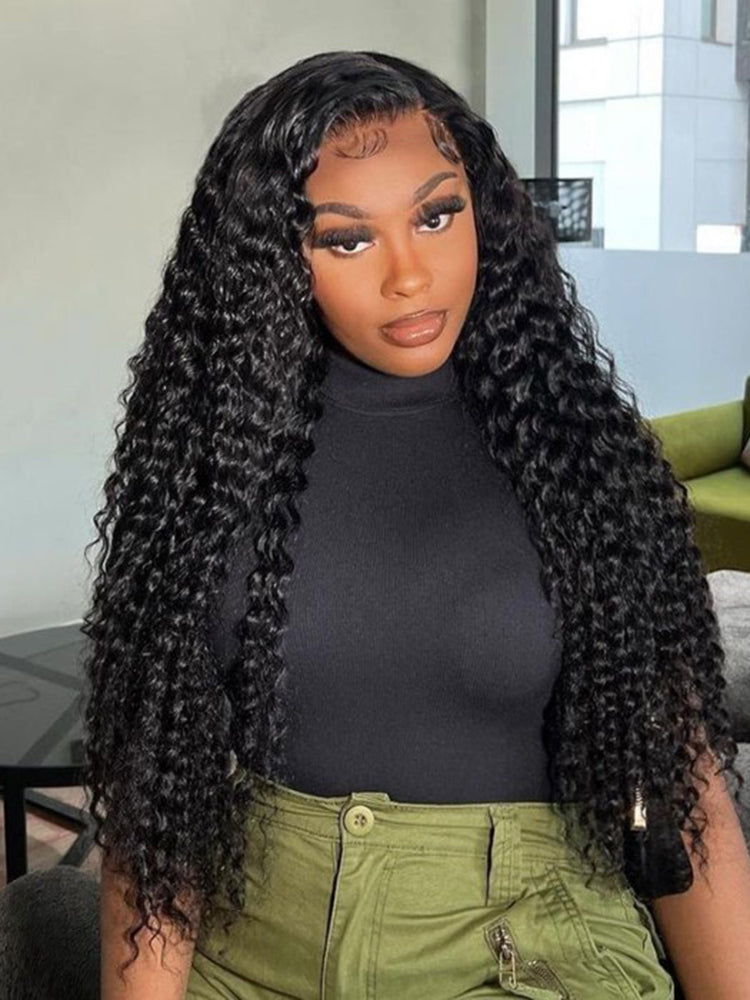 Simidola 5x5 Lace 200% Density Deep Wave Closure Wig