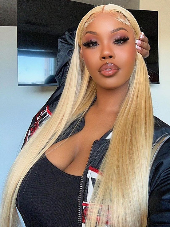 Simidola 613 Color 7x5 Lace Straight Hair Wear Go Glueless Wig Pre Plucked Natural Hairline