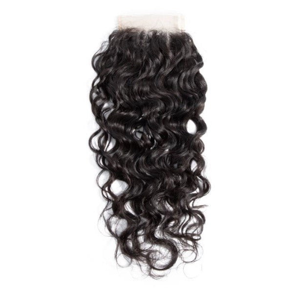 Simidola 3Pcs Natural Wave Bundles with 6x6 Natural Wave Closure 10A Grade 100% Human Virgin Hair