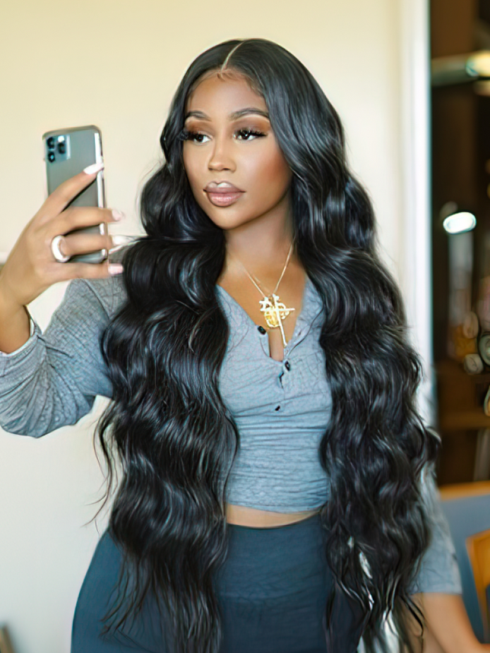 Simidola Pre-bleached 4x4 Pre-cut Pre-Bleached Body Wave Wear Go Glueless Wig