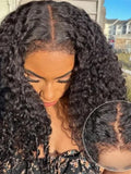 Simidola 4C Edges 13x6 | Type 4C Kinky Edges Human Hair Wigs Kinky Curly 13x6 Lace Frontal Wig With Realistic Hairline