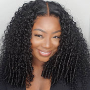 Seegethair Hair Burmese Curly Hair 7x5 Wear Go Glueless Human Hair Wigs Bleached Knots With Adjustable Drawstring