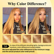 Seegethair #27 Honey Blonde Water Wave Glueless Wear And Go Wigs Pre-cut 4x6 Lace