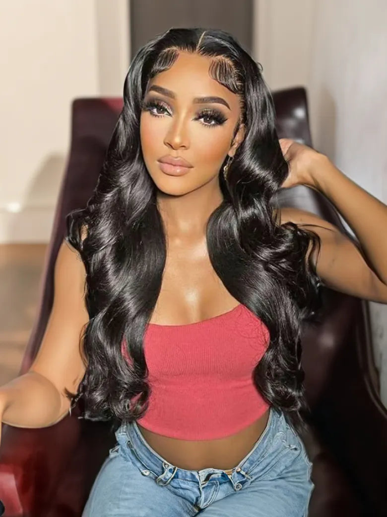 Simidola 5x5 Lace 200% Density Body Wave Undetectable Lace Closure Wig