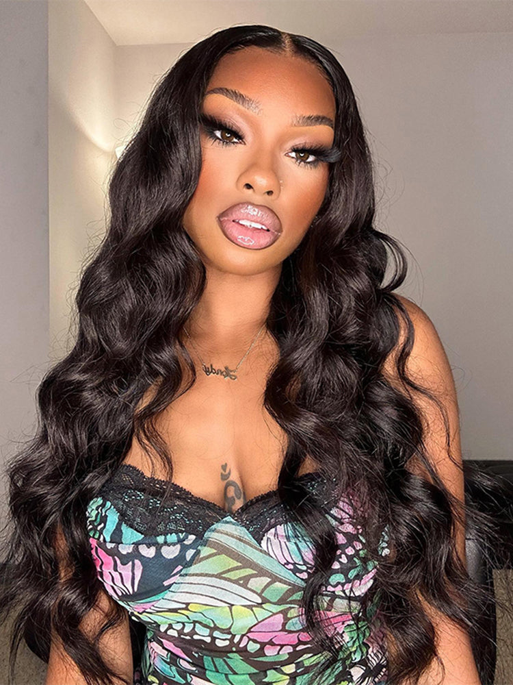 Buy 1 Get 1 Free | Simidola Wear & Go Glueless 9x6 Body Wave Wig & Free 14 Inch 7x5 Wear Go Water Wave Wig
