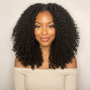 Seegethair Bouncy Spiral Curls Glueless Human Hair Wigs 7x5 Pre Cut Lace Wear Go Wigs With Drawstring