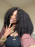 @c6n5v Same 20inch Simidola Pre-bleached 4x4 Pre-cut Kinky Curly Wear Go Glueless Wig