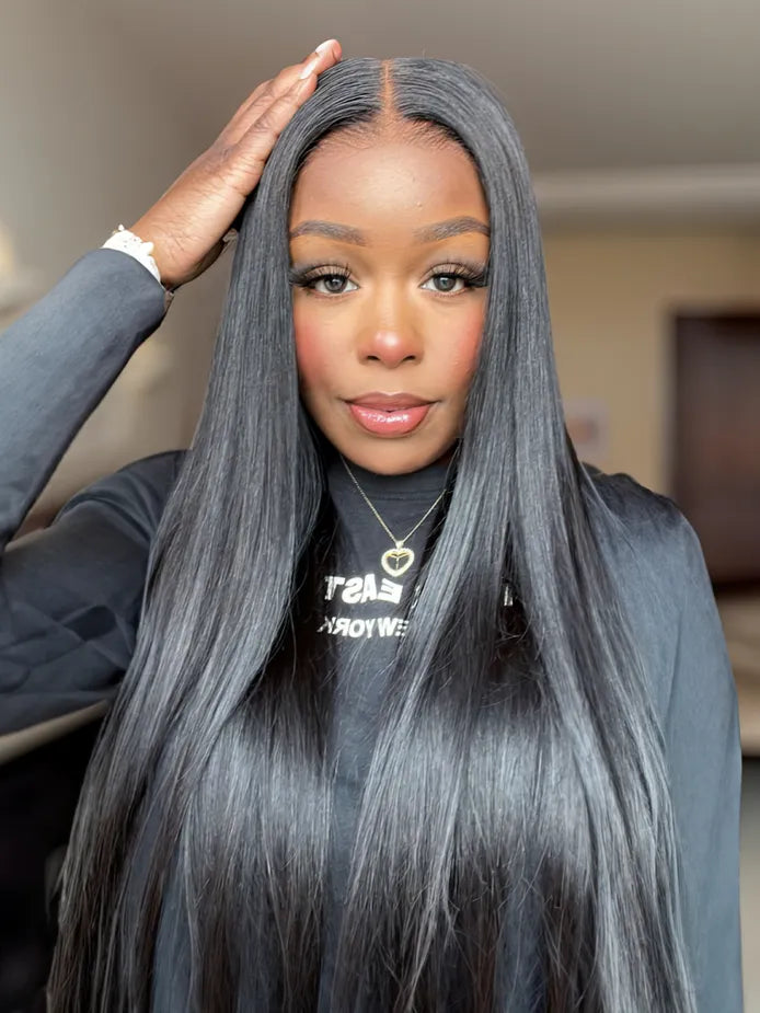 Simidola M-CAP Wear Go 9x6 HD Lace Pre Bleached Tiny Knots Straight Hair Glueless Wig